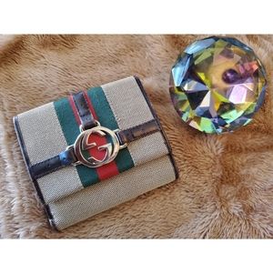AUTHENTIC Gucci Stripe Wallet!!